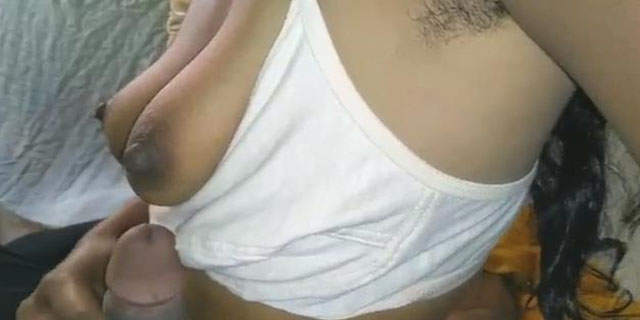 Indian village girl tastes big dick